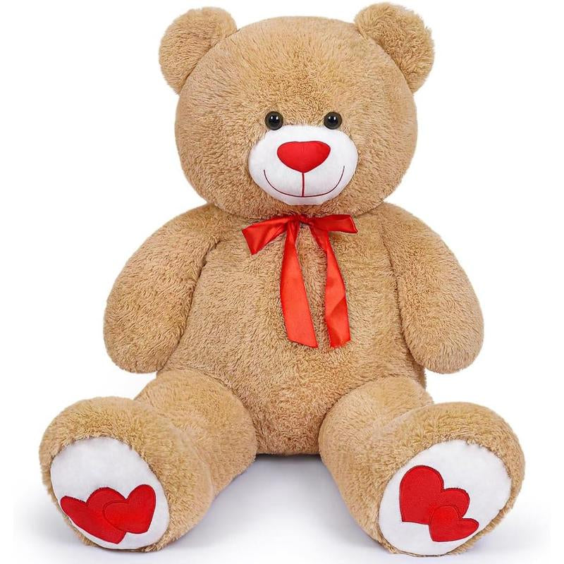 Meet Your New Best Friend: The SNOWOLF 55-Inch Giant Teddy Bear - Cuddle Up for Christmas, Valentine's, and All the Special Moments!