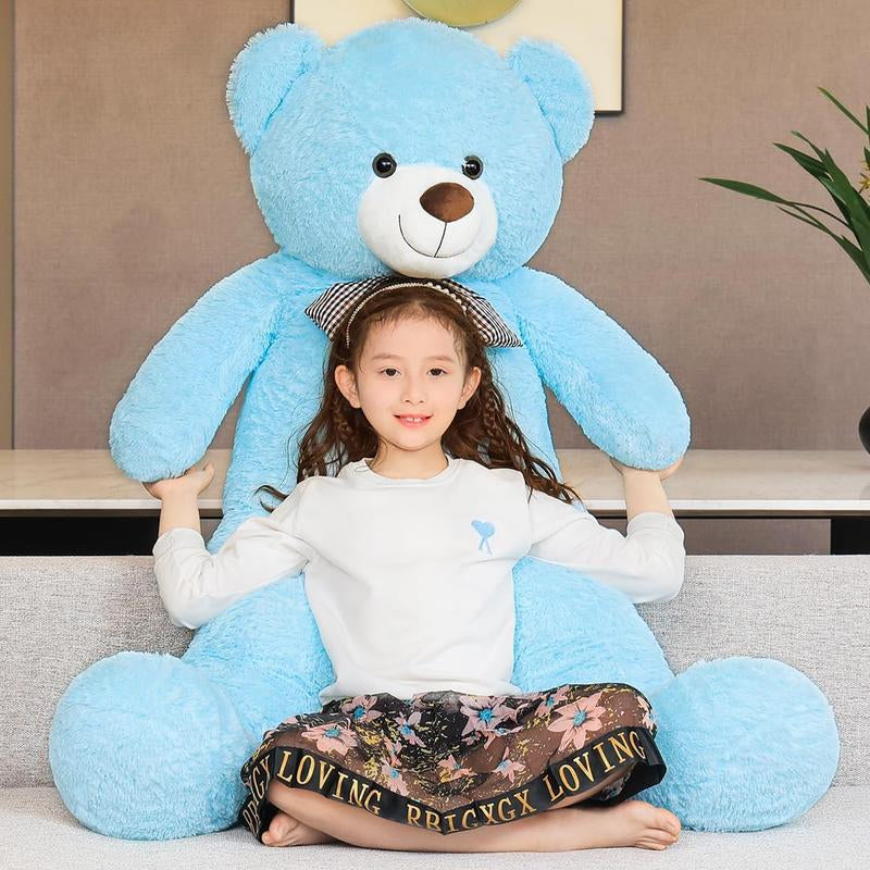 Meet Your New Best Friend: The SNOWOLF 55-Inch Giant Teddy Bear - Cuddle Up for Christmas, Valentine's, and All the Special Moments!